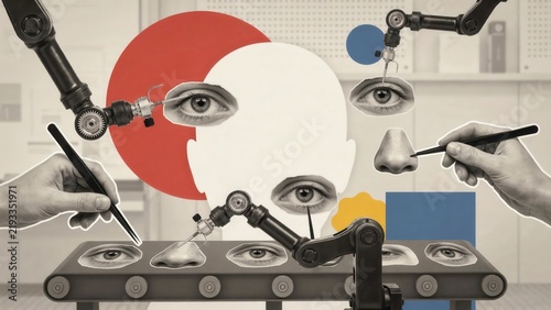 Artificial intelligence future surreal art