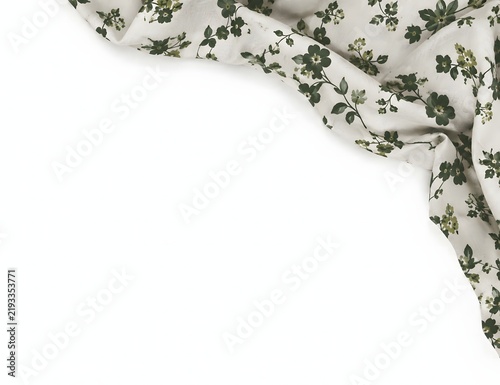 frame of green leaves