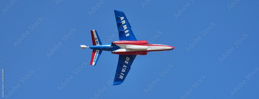 Obraz premium Patrouille de France un alphajet bannière