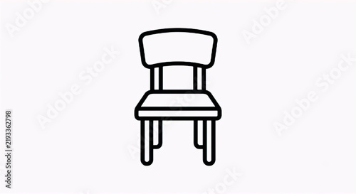 chair on white background