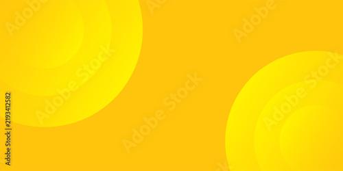 Abstract Yellow Gradient Background with Soft Layered Concentric Circles eps10