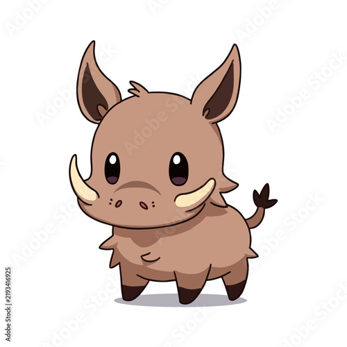 Cute Warthog Clipart 10