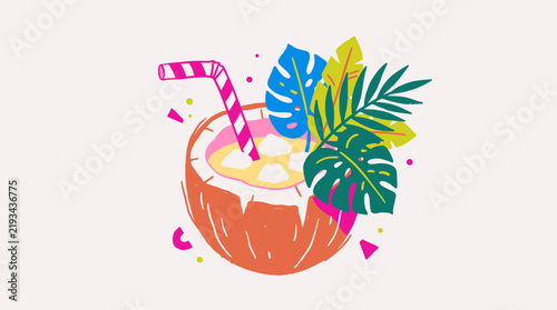 Summer vector