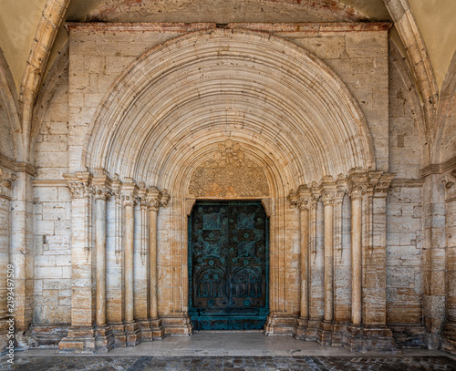 Cuadro en lienzo The marvelous Casamari Abbey near the city of Veroli, in the province of Frosinone, Lazio, italy
