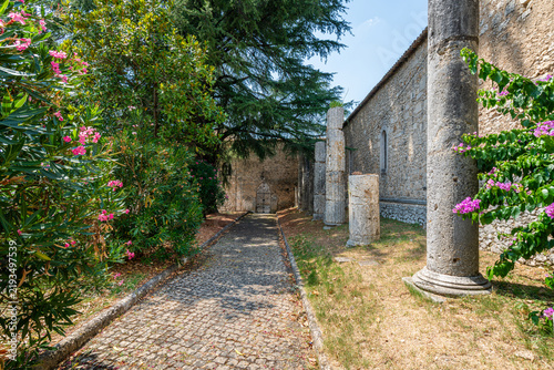 Bild auf Leinwand The marvelous Casamari Abbey near the city of Veroli, in the province of Frosinone, Lazio, italy