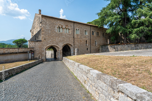 Bild auf Leinwand The marvelous Casamari Abbey near the city of Veroli, in the province of Frosinone, Lazio, italy