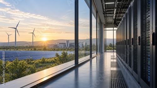 Resilient data center powered by a low carbon energy mix