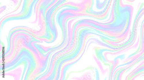Naklejka Abstract fluid dynamics background with pastel gradient waves for creative design projects