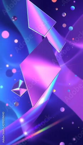 Holographic isolated shapes, pixel art. White tone