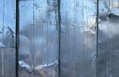 Quadro su tela Dentated metal sheet texture