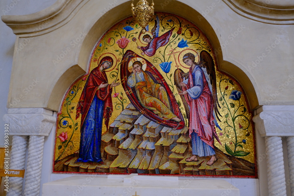 Obraz premium Interior of St. Mark’s Church (Crkva Svetog Marka)