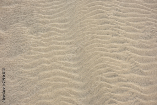 Natural wind ripples on natural beach sand texture.