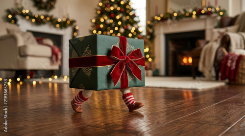 Christmas present is running away