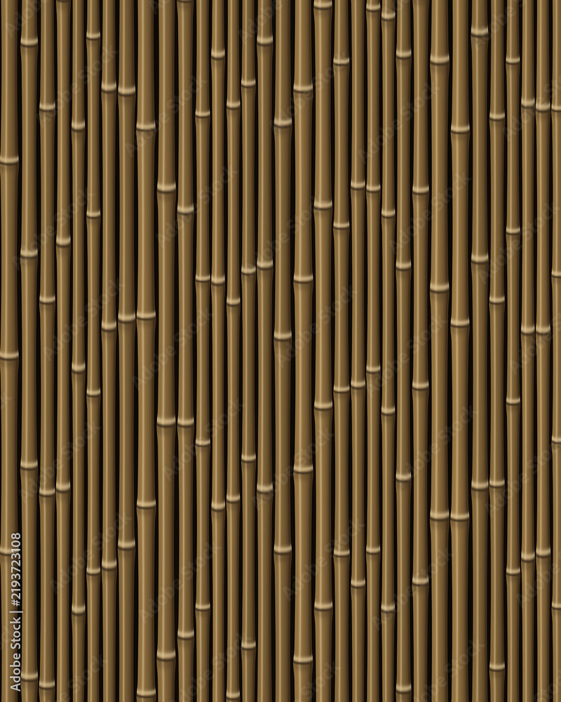 Obraz premium Vertical bamboo stalks pattern
