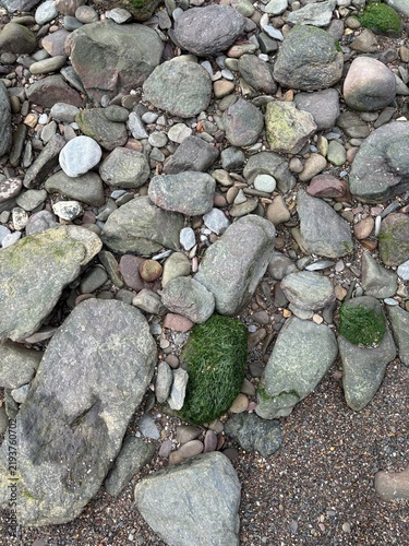 Obraz na płótnie pebbles on the beach