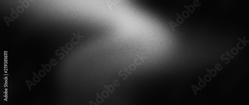 Dark grainy background, black white abstract shape banner noise texture poster header cover wallpaper design