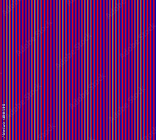 Картината върху платно Abstract Geometric Background with Alternating Red and Blue Vertical Stripes