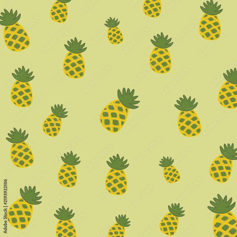 seamless pattern with fruits