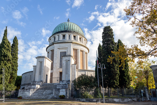 Tempio Votivo della Pace war memorial church in Lido di Venezia, Venice, Italy