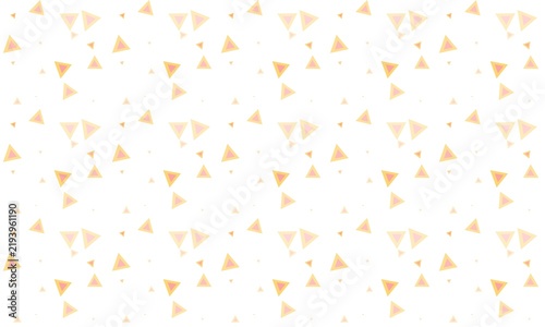 Abstract geometric pattern with pastel triangles on white background.