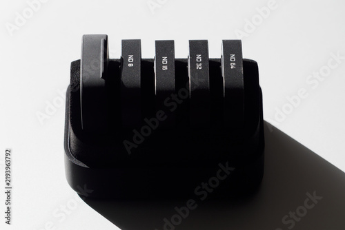 Set of Neutral Density Filters for action camera.