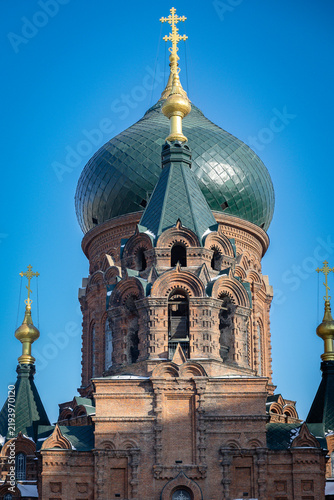 saint sophia cathedral, harbin, china, st sophia cathedral, russian orthodox church, orthodox church, heilongjiang, architecture, russian architecture, landmark, harbin landmark, cathedral, church, gr