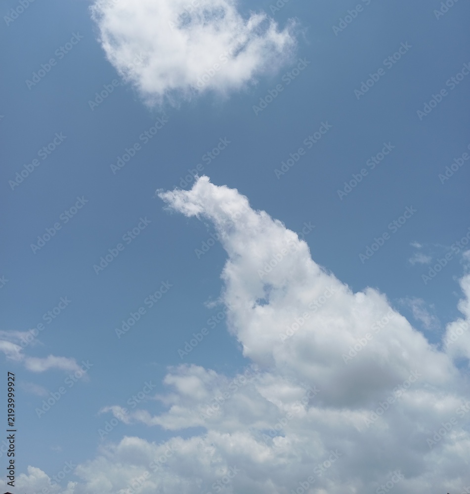 Fotografie clouds in the sky