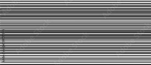 Foto Black horizontal line pattern with evenly spaced stripes and minimalist geometri