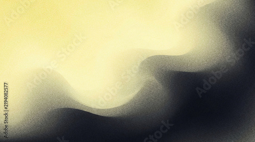 Abstract grainy noise background with vintage texture in yellow and dark tones