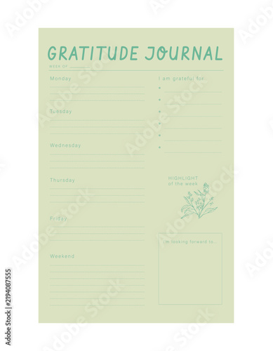 Gratitude Journal. (spring)
