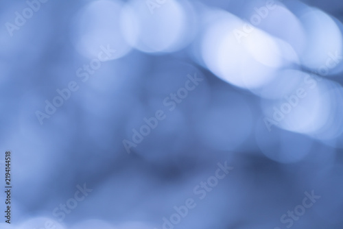 Soft blue blurred lights background with modern atmosphere.