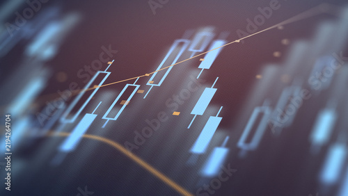 Traders analyze charts and data for market trends at the trading desk
