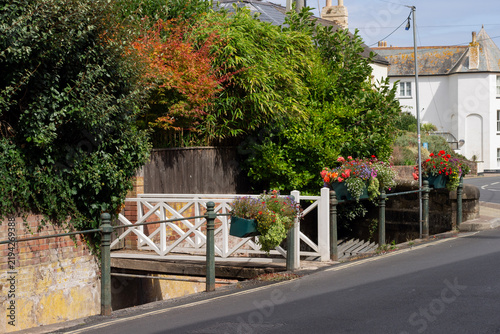 house in the village, Budleigh Salterton, devon, england