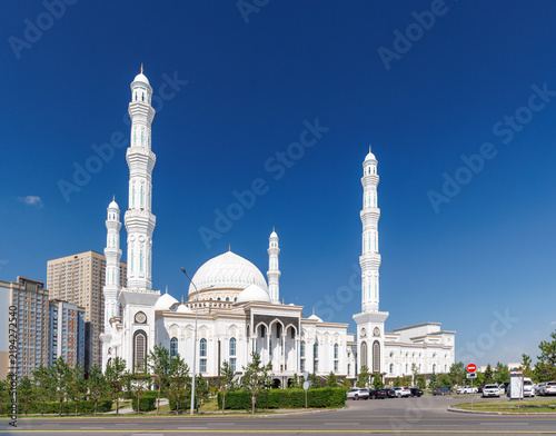 Fotografie Hazret Sultan Mosque in Astana, Kazakhstan