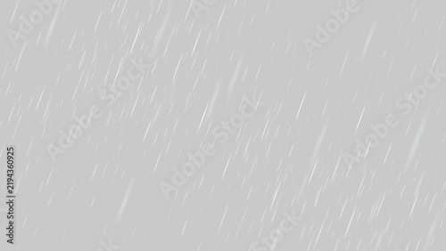Canvastavla Realistic falling rain overlay on transparent background