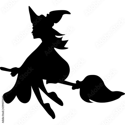 Halloween Sorcerer Silhouette