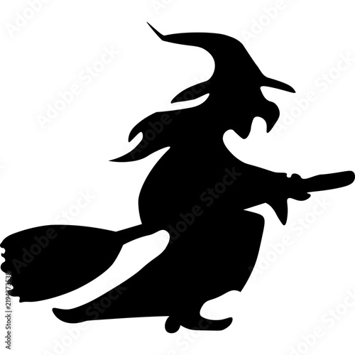 Halloween Sorcerer Silhouette