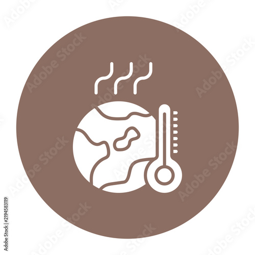 Naklejka Climate Change Vector Icon