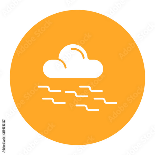 Naklejka Fog Vector Icon