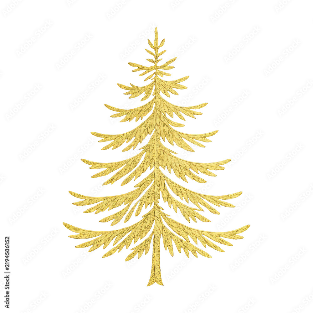 Obraz premium PNG Elegant golden tree silhouette design.