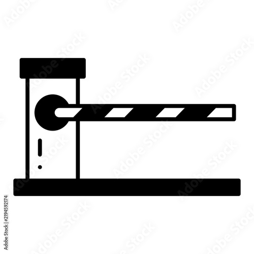 Closed Gate Dualtone Icon