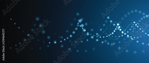 DNA strands, modern dna design, neural pathways, molecular strands, network technology