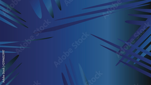 Abstract Blue Geometric Background, Futuristic dynamic technology template with sharp angular shapes.