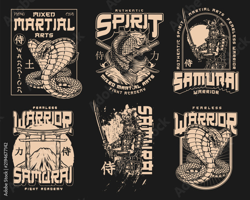 Each features bold, vintage-inspired typography
