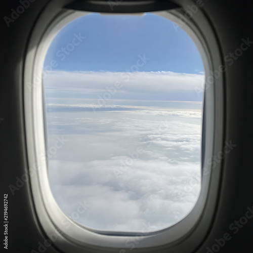 view from airplane window