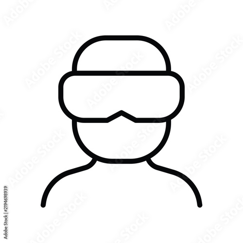 Person Wearing Virtual Reality Headset Engaged in Digital Experience