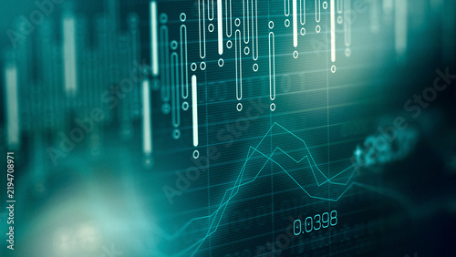 Traders analyze market trends using charts and graphs during trading session