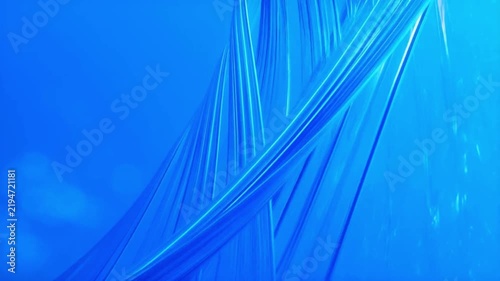 Abstract Blue and Cyan Digital Motion Background with Light Streams