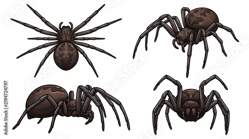 set of spider isolated