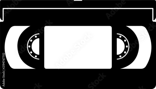 VHS video tape vector illustration